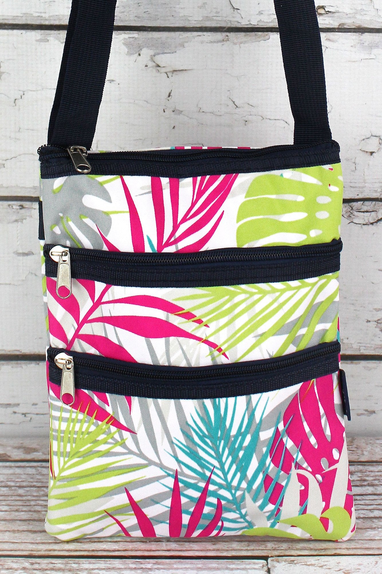 TROPICAL PALMS CROSSBODY BAG
