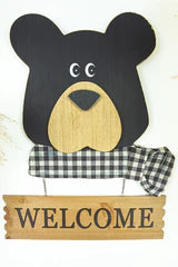 Black Bear Welcome Sign